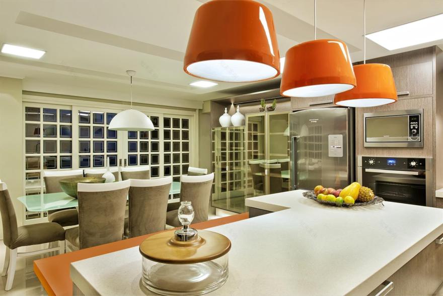 巴西 Cozinha Gourmet 公寓 | 极简与功能的完美结合-6