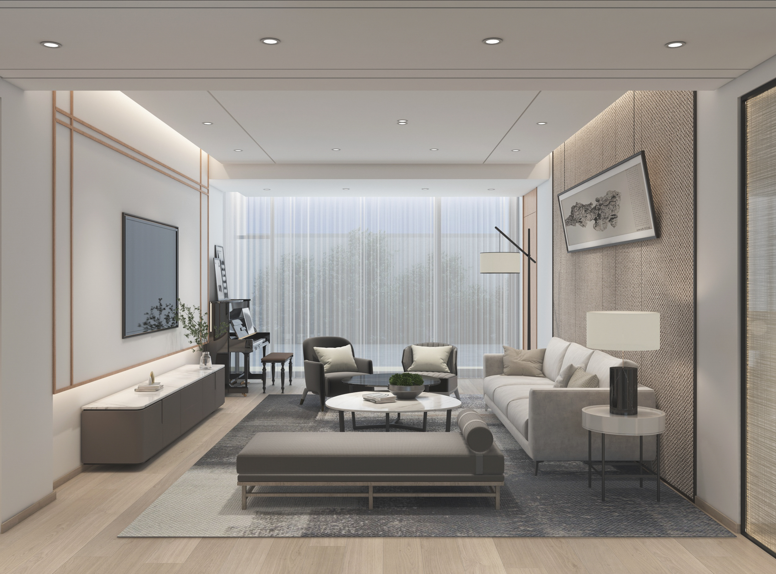 sketchup草图大师2021年为客户设计的方案表现-10