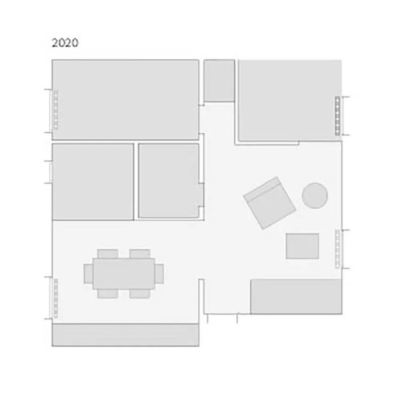 巴黎 50 平米旧公寓的五口之家改造记丨法国巴黎丨l'atelier Nomadic 工作室-21