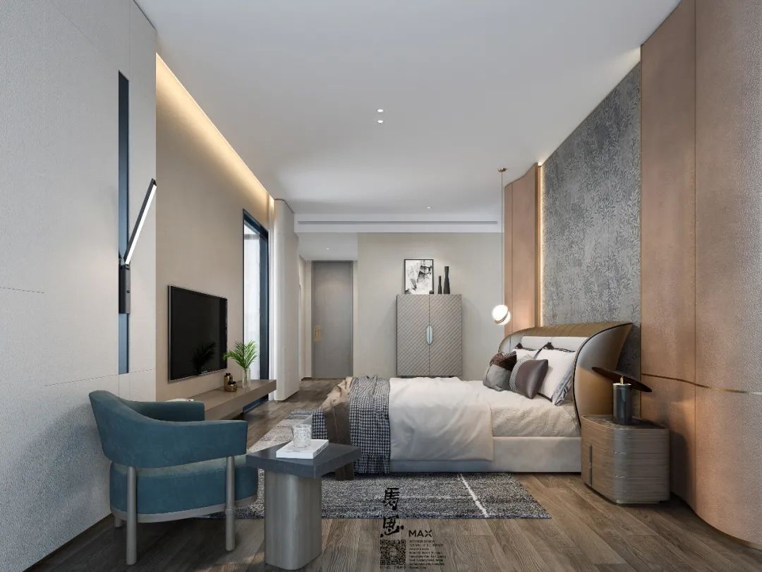 马思室内设计 | 现代轻奢别墅, 间至味是清欢-137