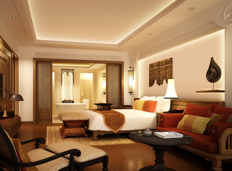 最新整理 西双版纳避寒皇冠假日度假酒店施工图+实景+效果2 61G-5-26