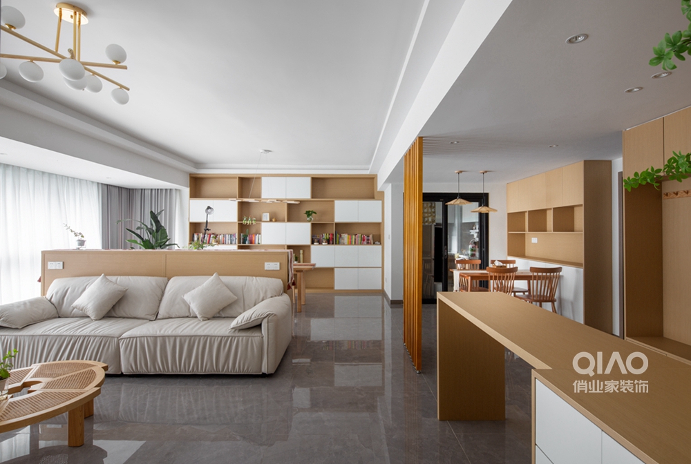 宏声公寓现代原木风装修案例丨中国重庆丨重庆俏业家装饰-37