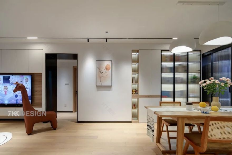 上海 76㎡现代日式温馨宅丨中国上海丨7KK DESIGN-13