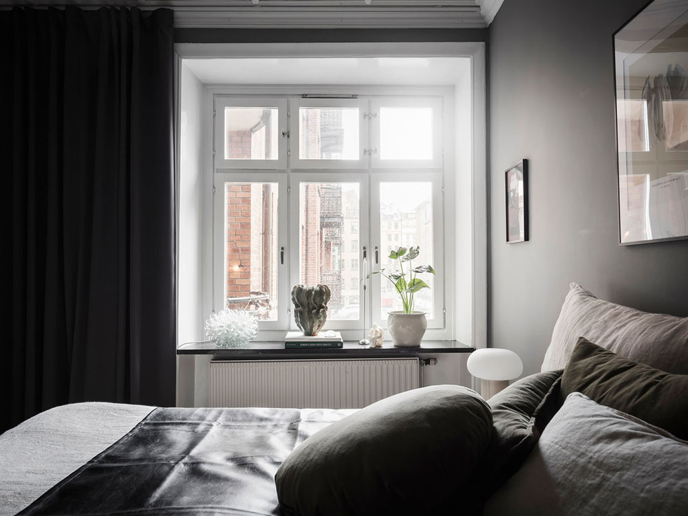 温馨瑞典公寓 | 不同空间的和谐色彩搭配-14