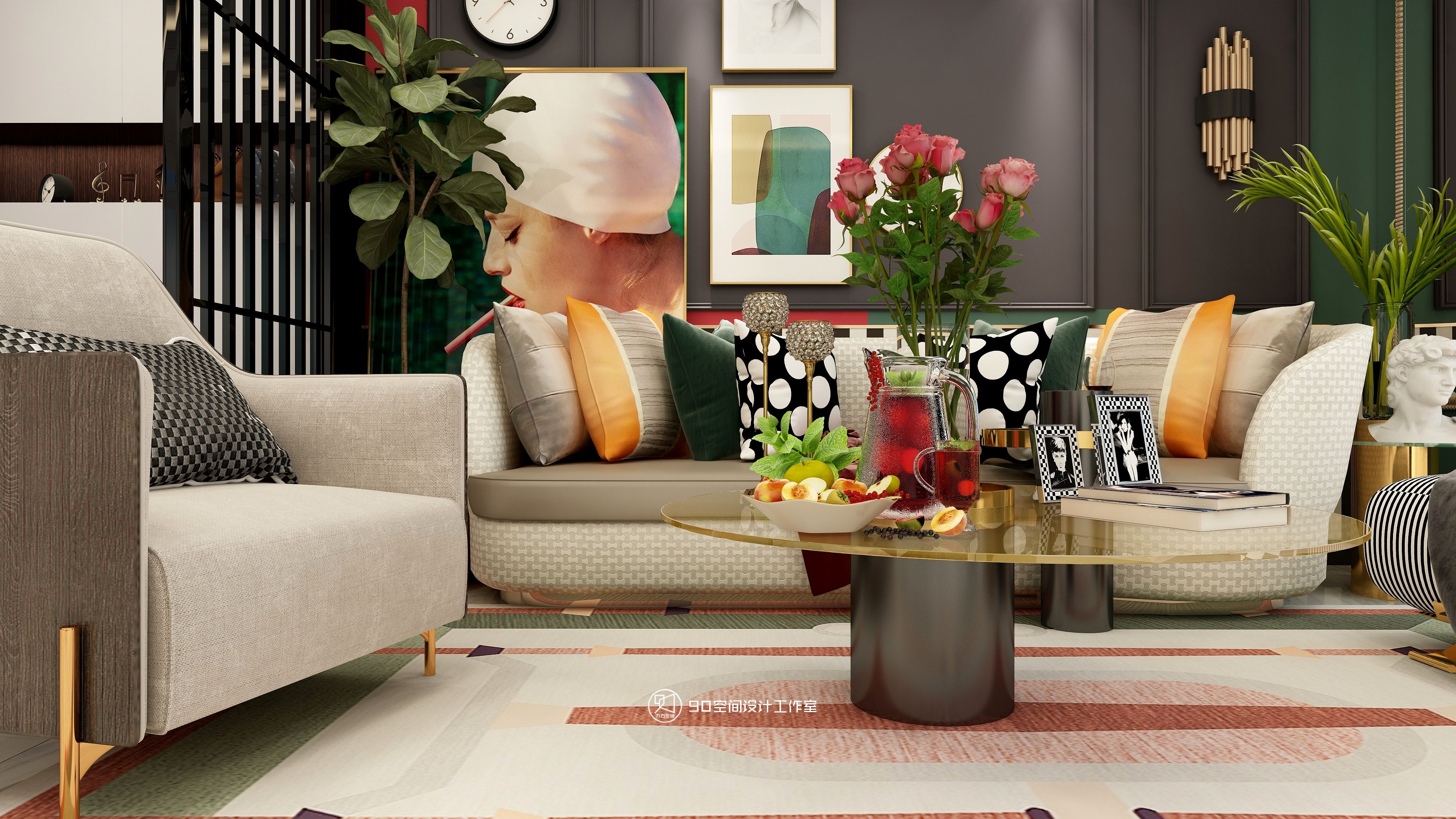 修炼爱情 · 轻奢 90 平方 2 房 2 厅 1 卫设计-20