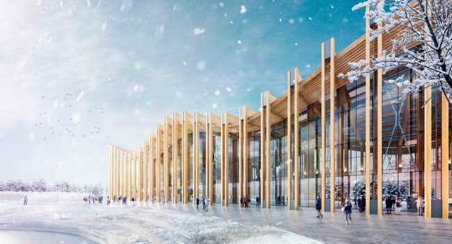 “Дерево на арене”相关建筑项目(含“Агора”等)丨俄罗斯莫斯科丨ПИ «АРЕНА»,Mecanoo(教育中心前期)-40