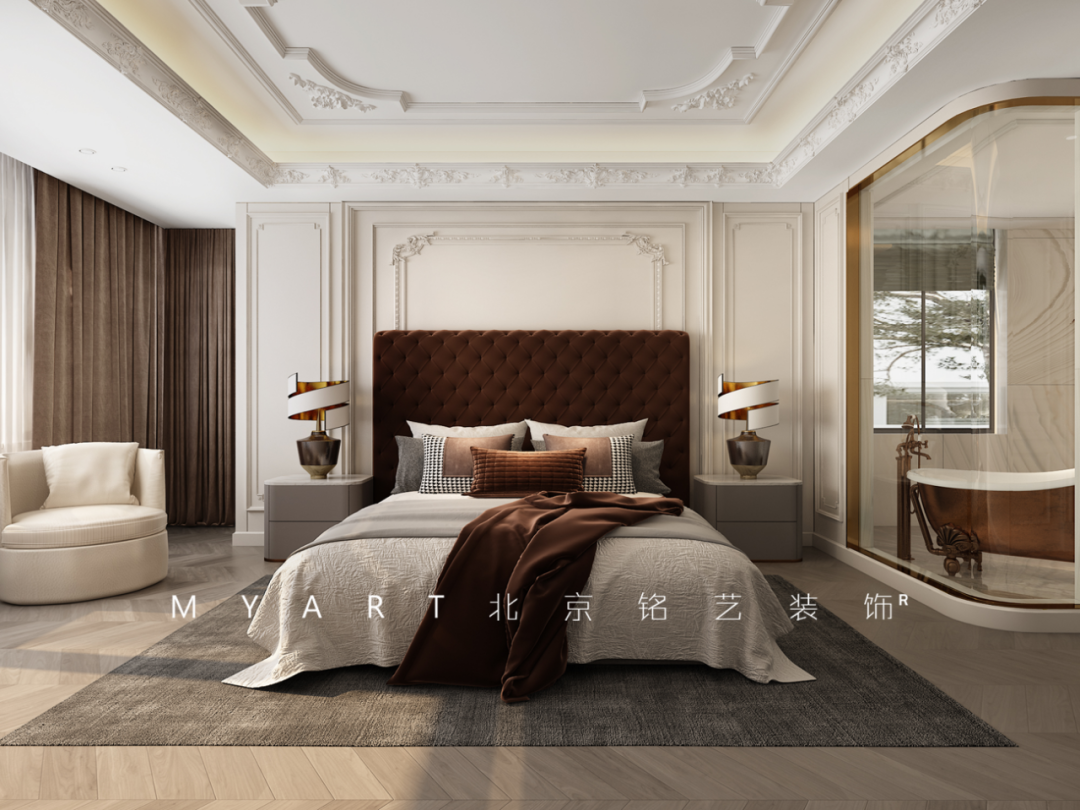 法式轻奢,浪漫满屋——天山国宾一号室内设计案例-28