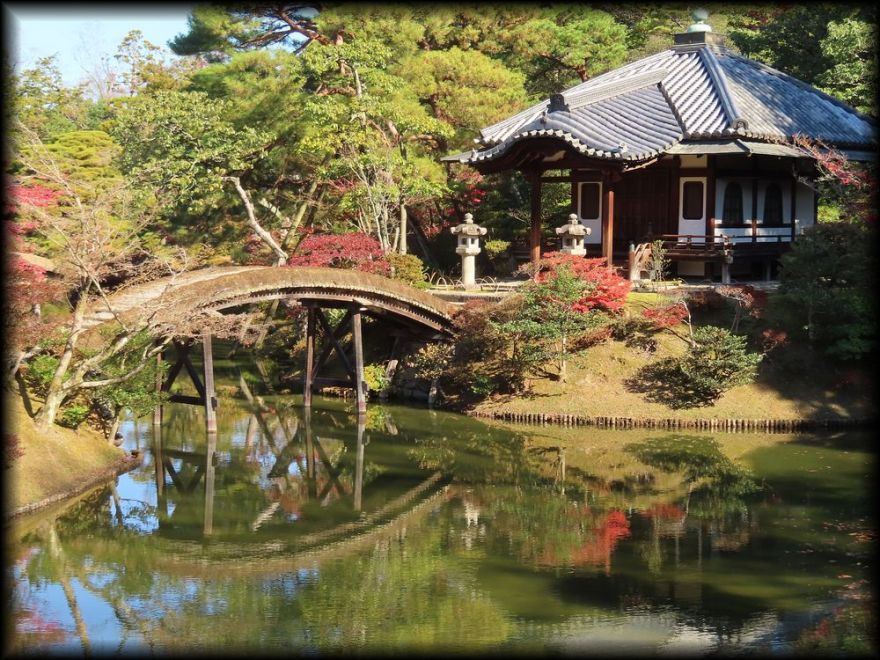 桂离宫的持仏堂,园林堂与“夏之茶屋”赏花亭等建筑丨日本京都-29