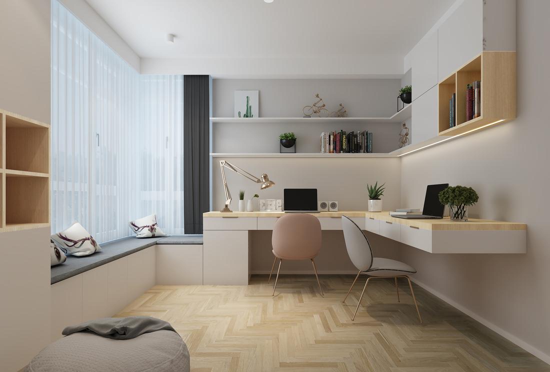 清和 91㎡小户型，功能分区与北欧风格完美融合-16