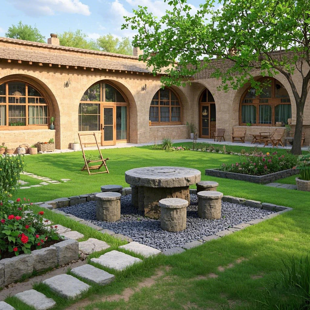 田园风花园窑洞小院设计丨中国山西-7