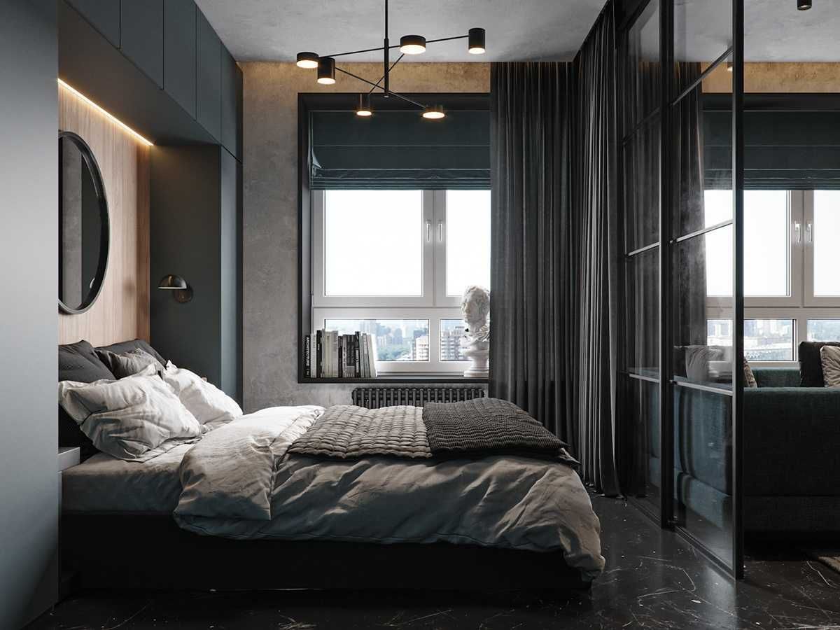 Квартира-студия в стиле лофт - 6 проектов, Фото интерьеров-230