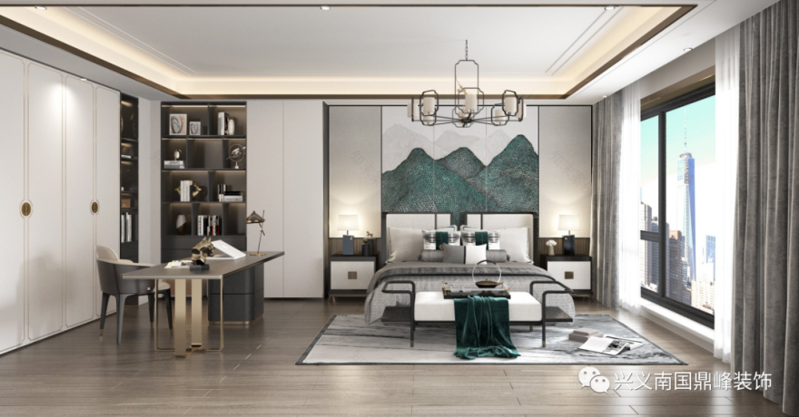 南国鼎峰四季花城新中式住宅设计丨鼎墅设计|余礼彬-27