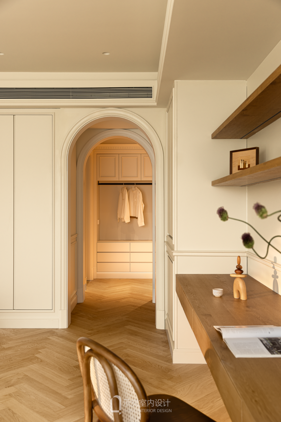 示觉设计|250㎡中海紫御豪庭，绿影泊心，拱廊叙事-57