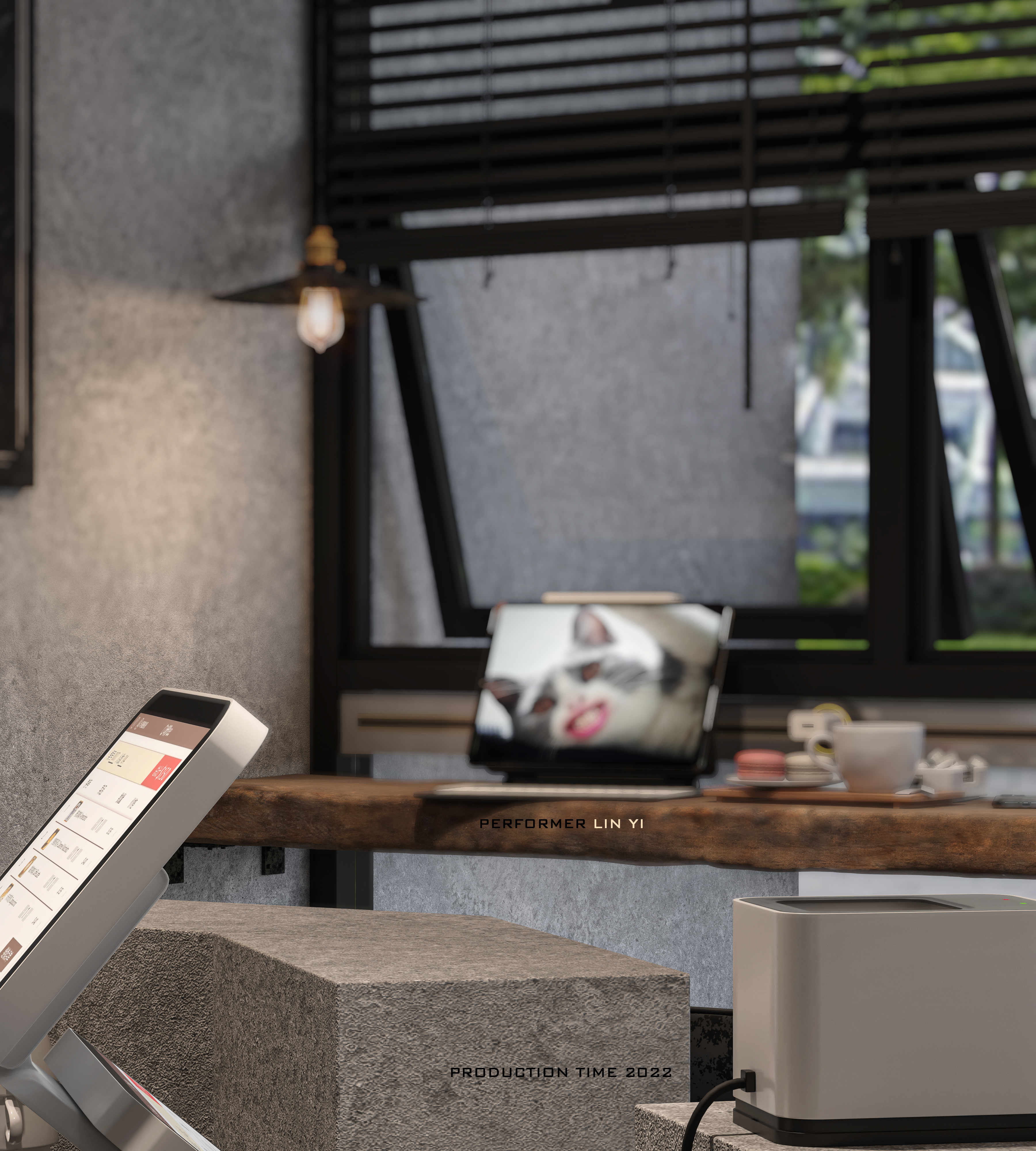 最新渲染案例-猫咖-17