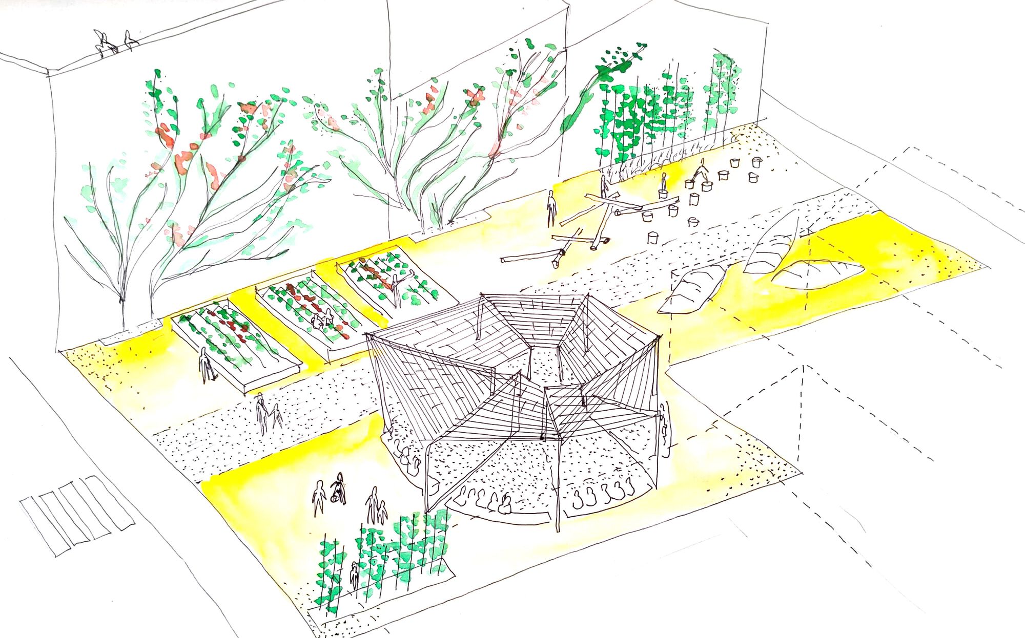 Zona Santiago 户外教室丨西班牙丨Bernat Ivars + Mixuro-19