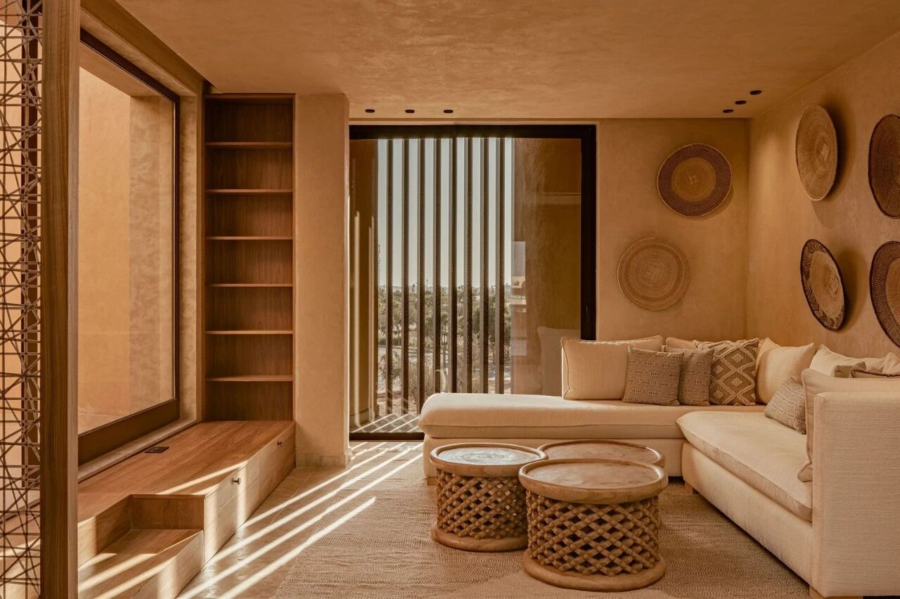 从陶土到光影,一座关于自然与秩序的住宅丨摩洛哥马拉喀什丨Studio BO-14