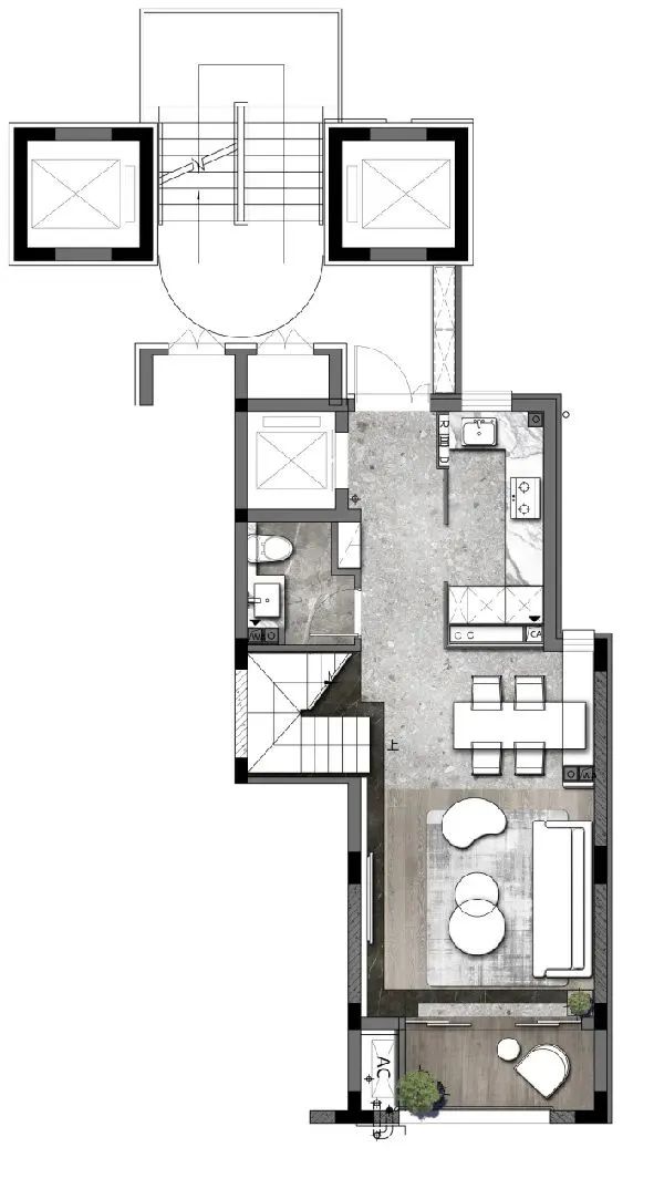 京投发展锦悦府-- 叠拼样板间 | 室内外共存的宁静空间-57