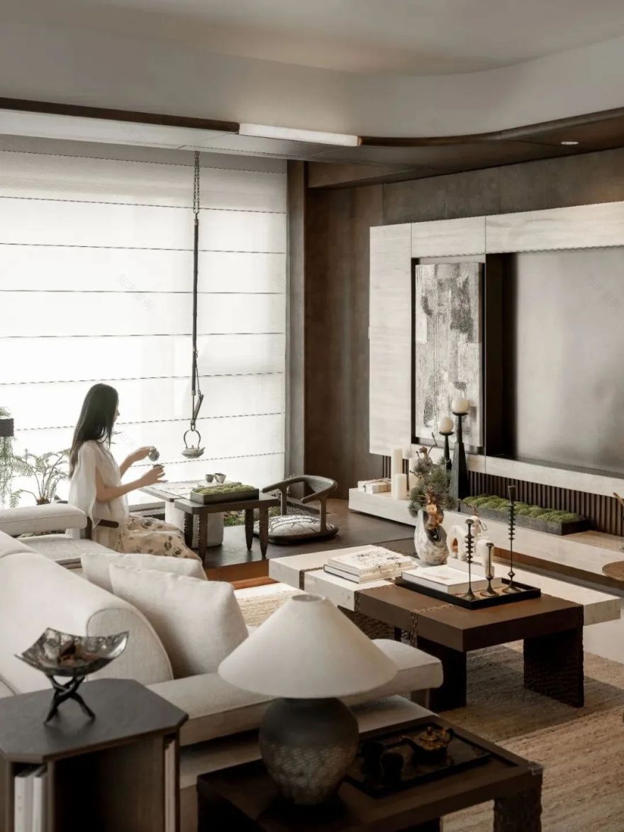 新作|无隅制造 刘刚,权威 丨 东方清韵,风雅如诗丨中国青岛丨无隅制造(设计总监刘刚,软装总监权威)-35