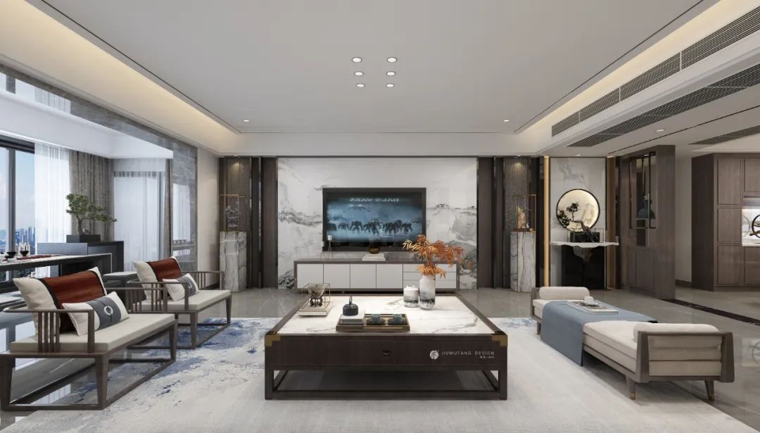 九木堂设计 | 290㎡精装房改造,呈现东方风雅美学私宅-38