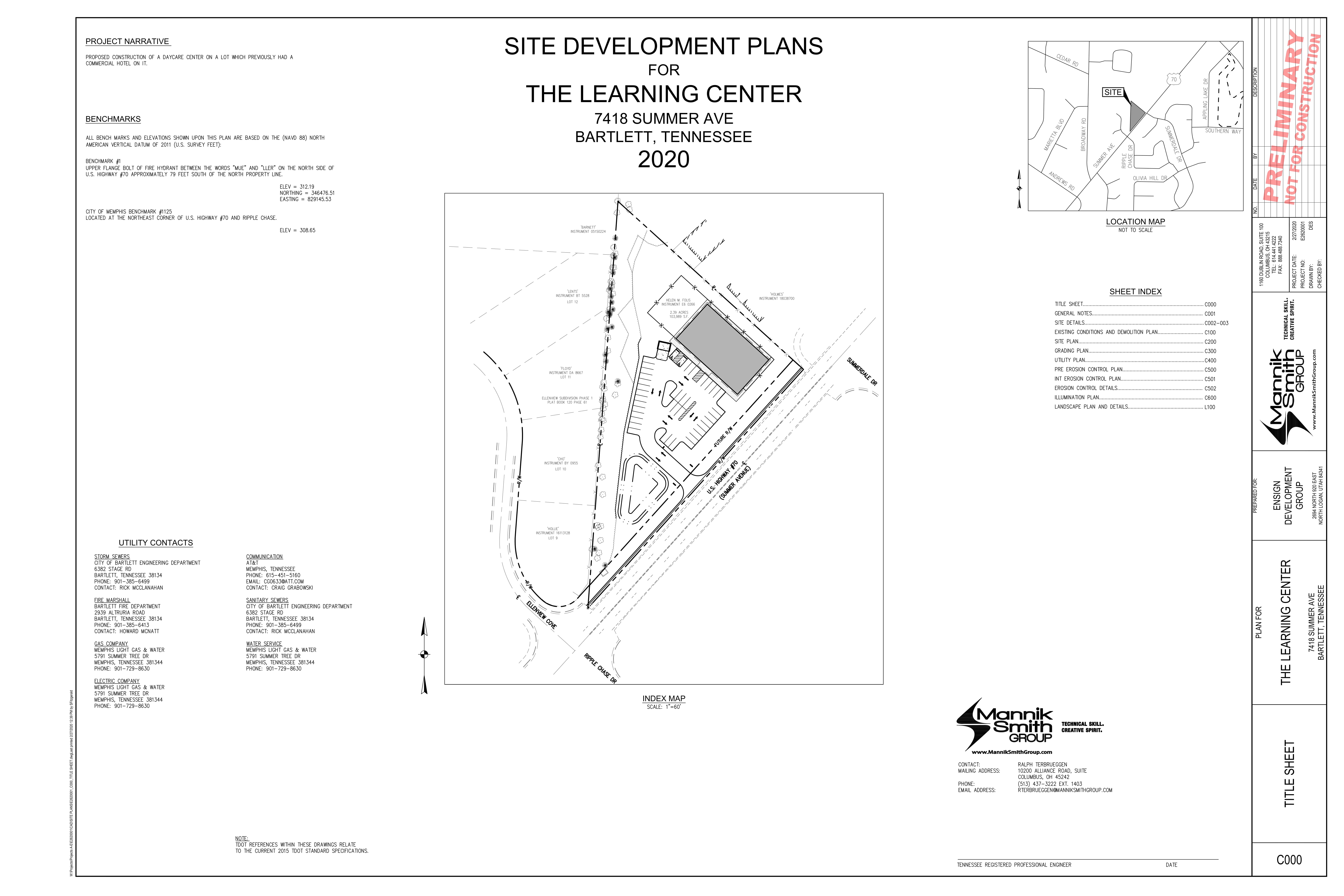 The Learning Center Civil Engineering Plans drawn by me-0