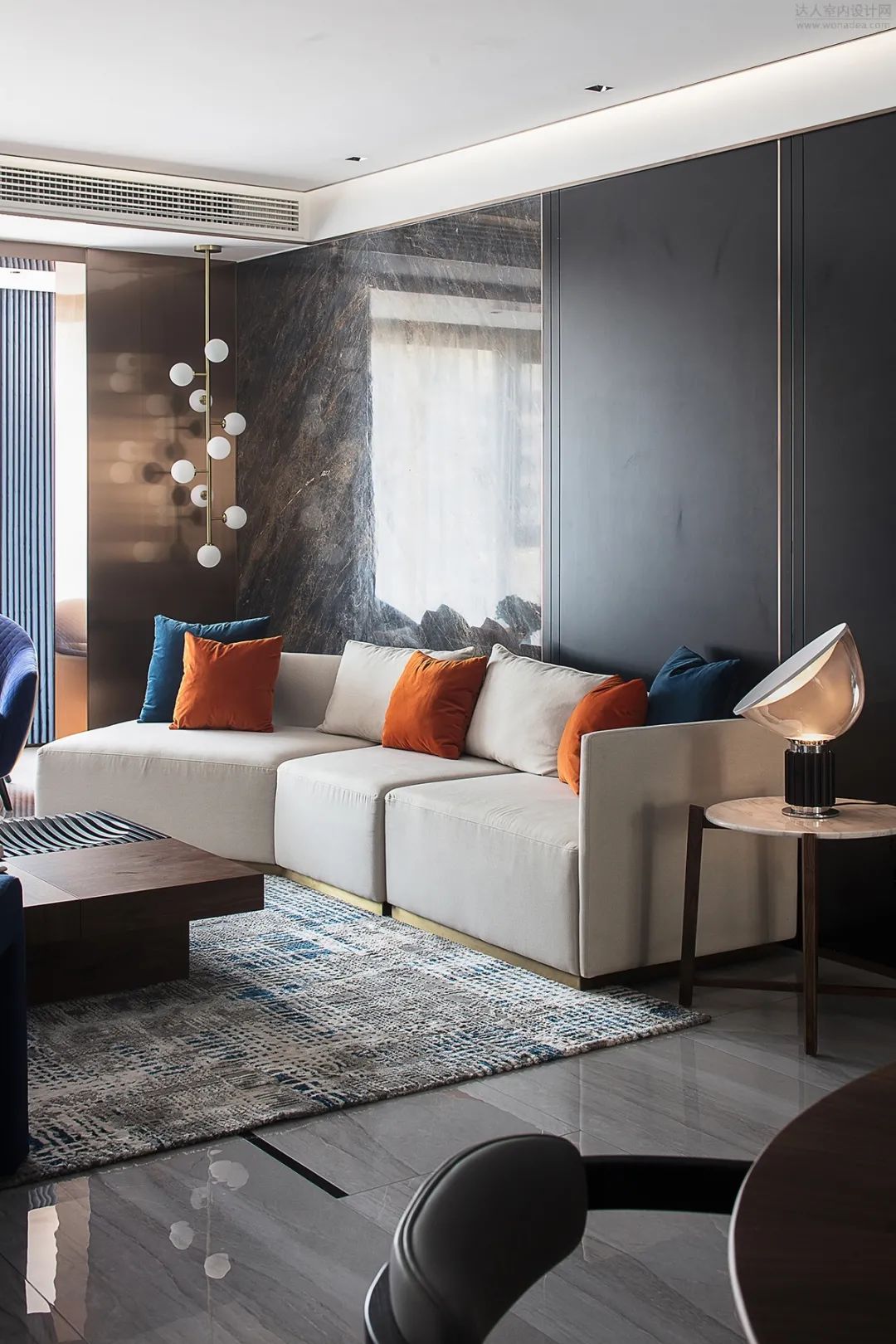 优雅时光 | 160㎡摩登私宅，艺术与生活的完美对话-15