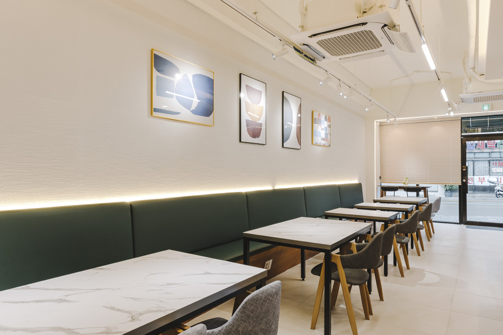 白色木纹，18 平极简韩屋的惊艳设计-6