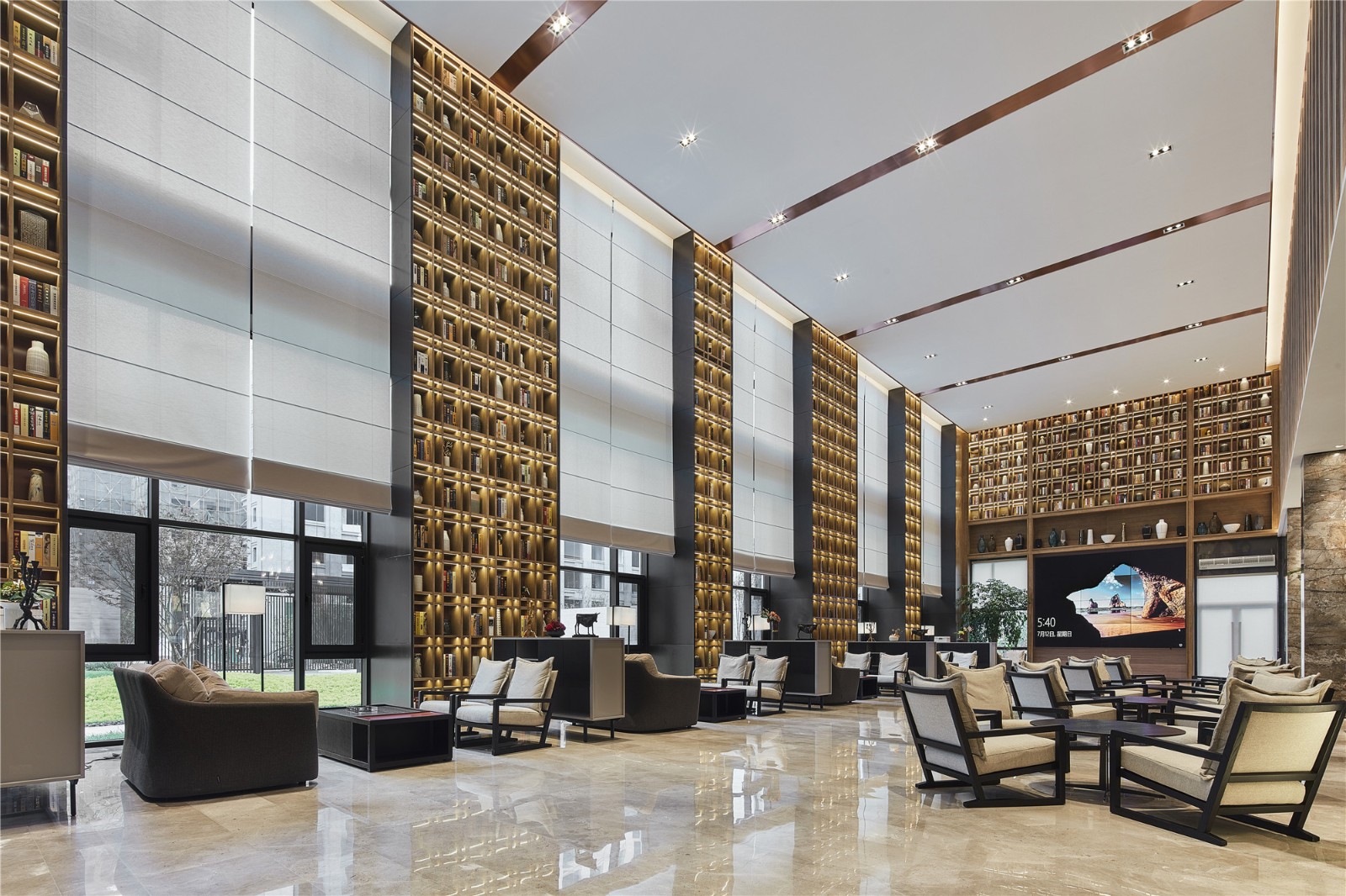 盘锦天格·锦翠书院双拼合院售楼处丨中国盘锦丨沈阳翡冷翠装饰工程有限公司-25