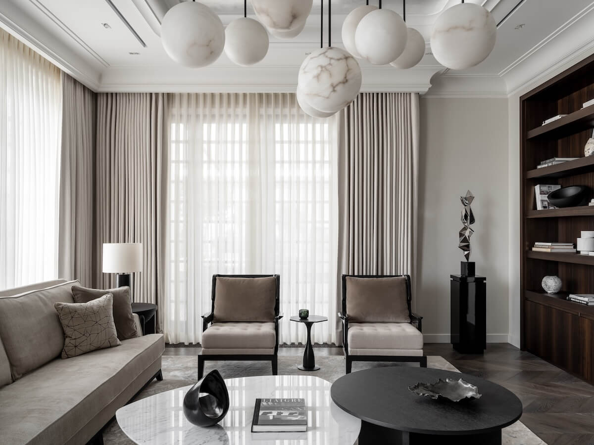 豪华太空主题公寓设计丨俄罗斯莫斯科丨Sergeeva Irina & Alimbekova Olga-14