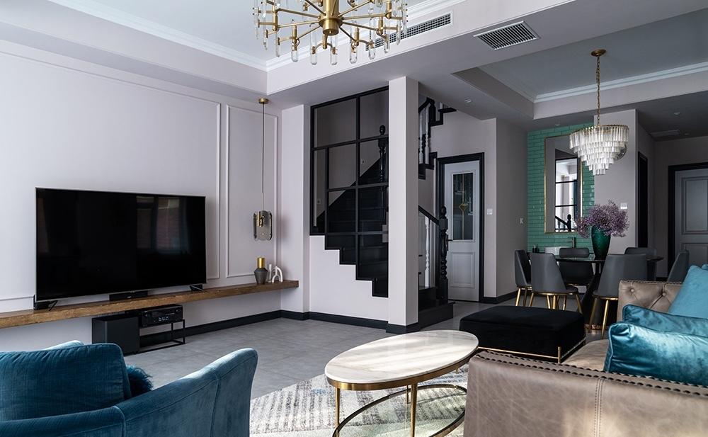 幸福格色平层设计 | 阖家欢享的温馨空间-12