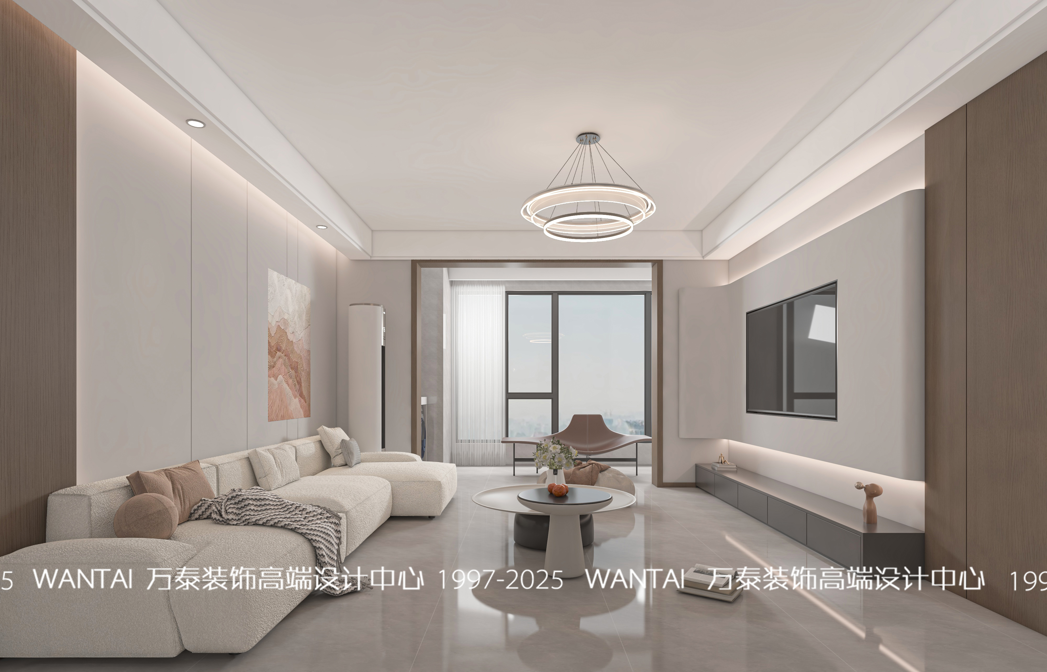 济宁和鸣天著116平装修效果图-4