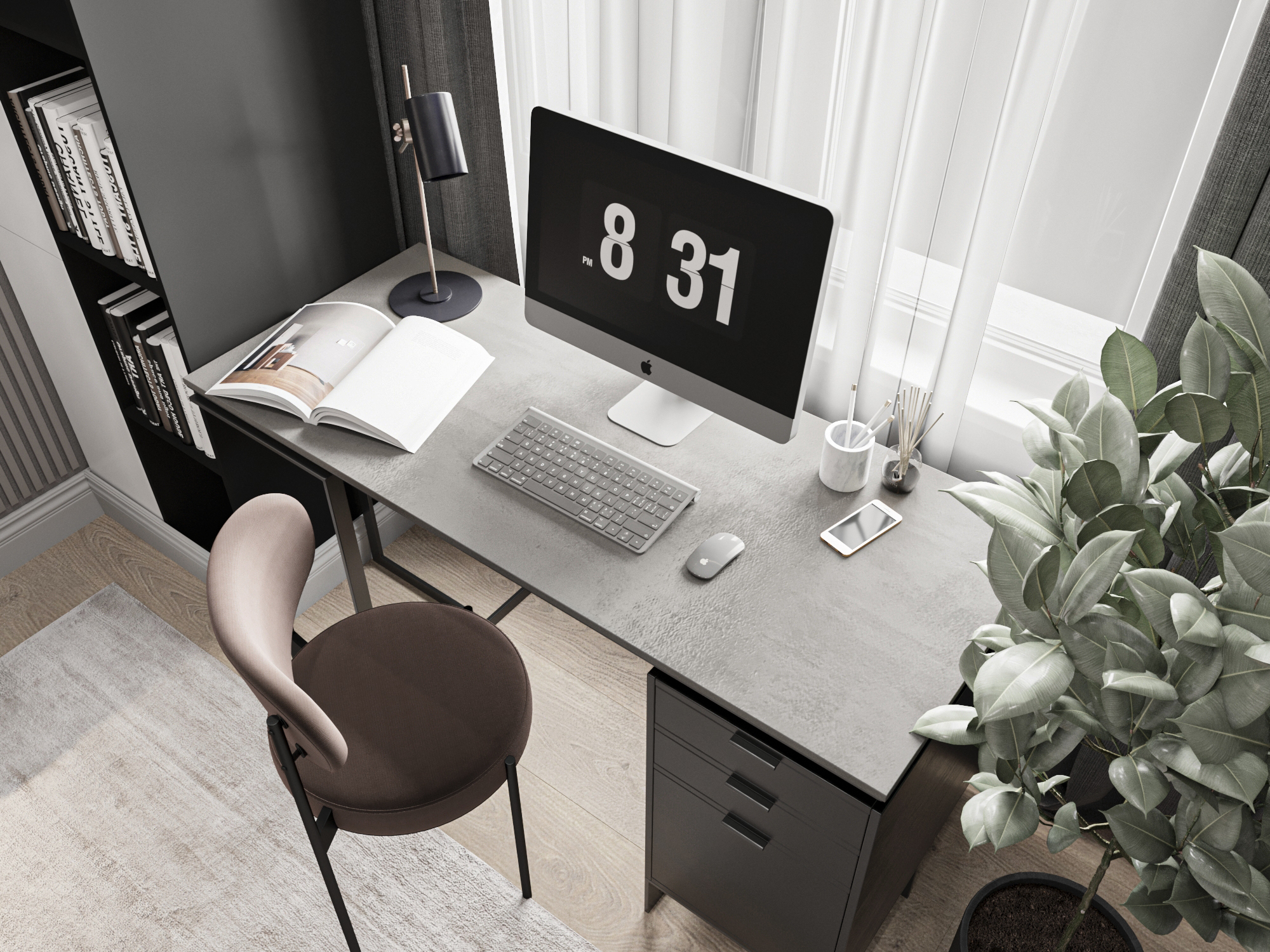 明斯克市卧室设计项目丨白俄罗斯明斯克丨LILO STUDIO-11