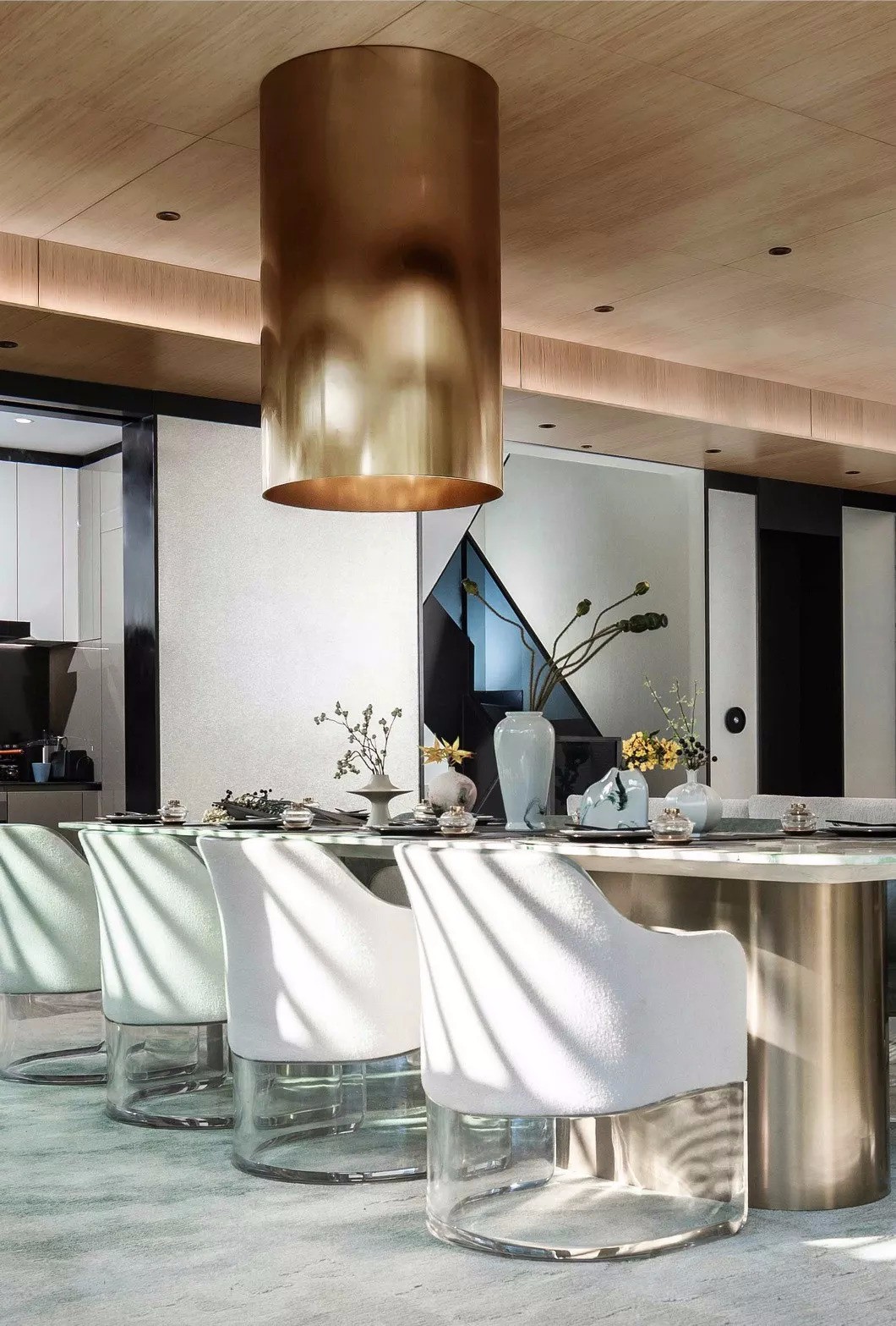 【杜文彪装饰设计】500㎡北京新中式别墅设计方案-9