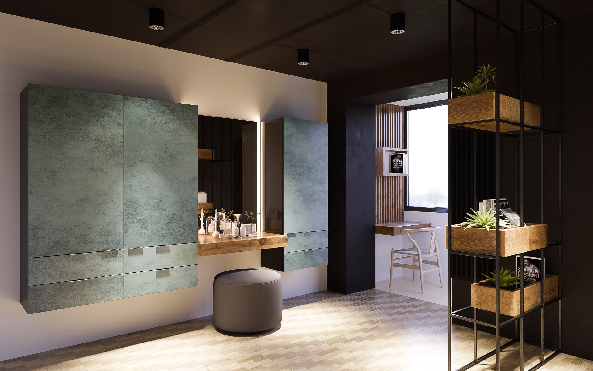 石墨色调的 loft 公寓设计项目丨白俄罗斯明斯克丨“Станза”工作室-28