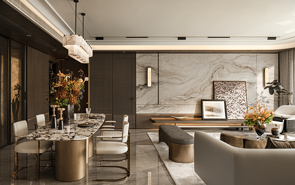 武汉中海·东湖玖章150㎡,172㎡样板间丨中国武汉丨近境制作-52