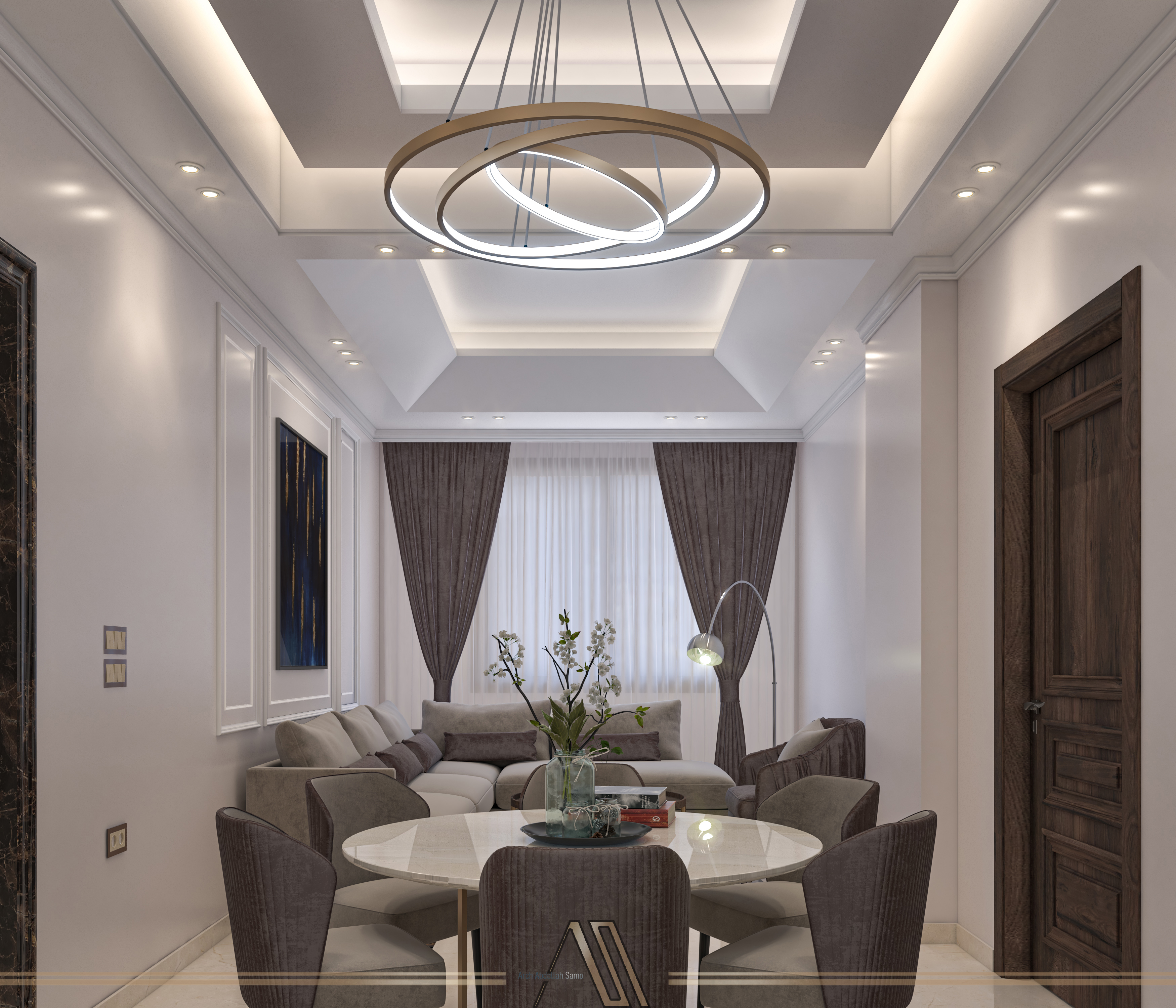 Project 45 家居设计客厅丨叙利亚大马士革丨Samo Design Arcade-9