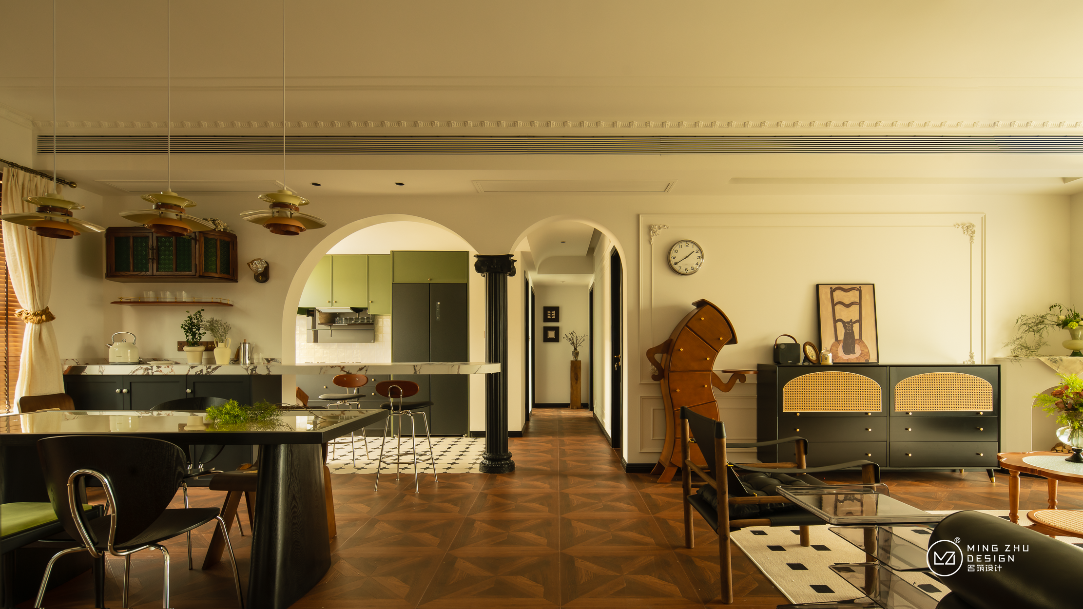 法式复古风住宅设计丨中国自贡丨名筑设计-13