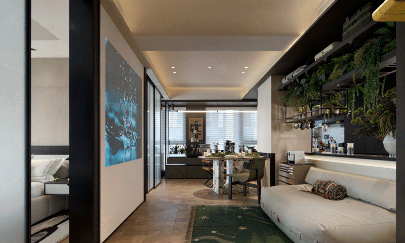 江苏南京华润置地中心公寓样板间丨中国南京丨上海岳蒙设计-14