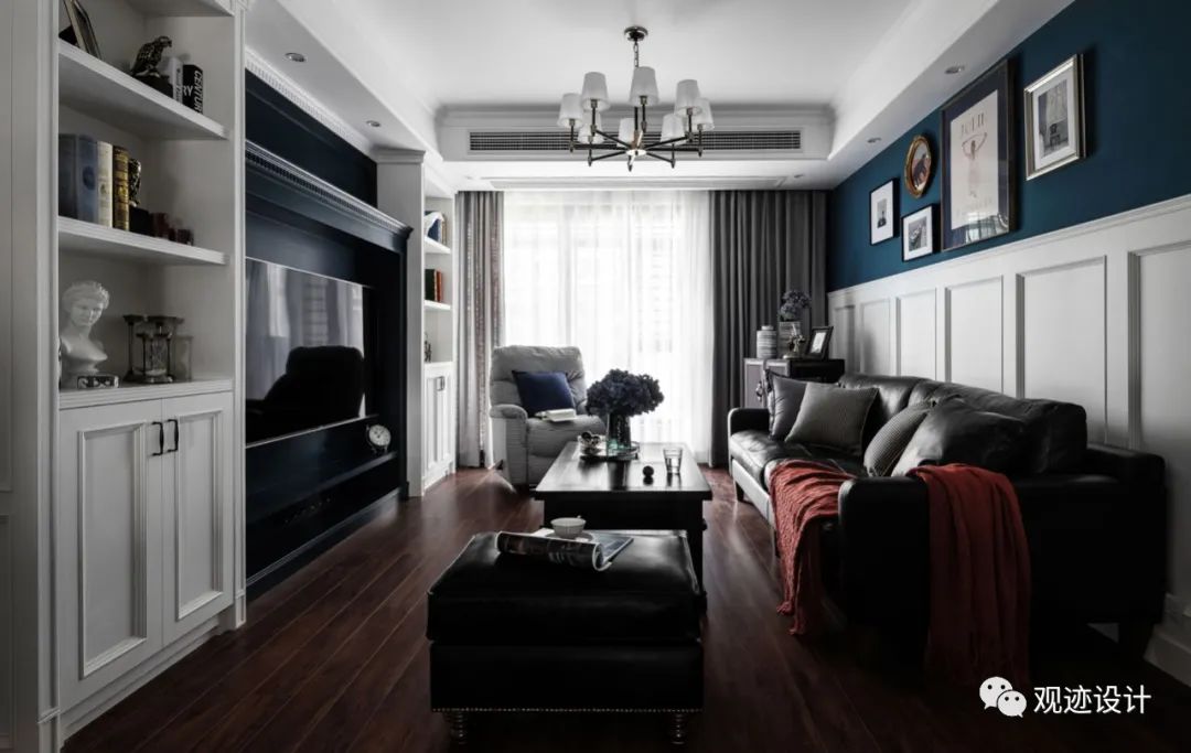 浪漫二人世界的复古美式住宅-14