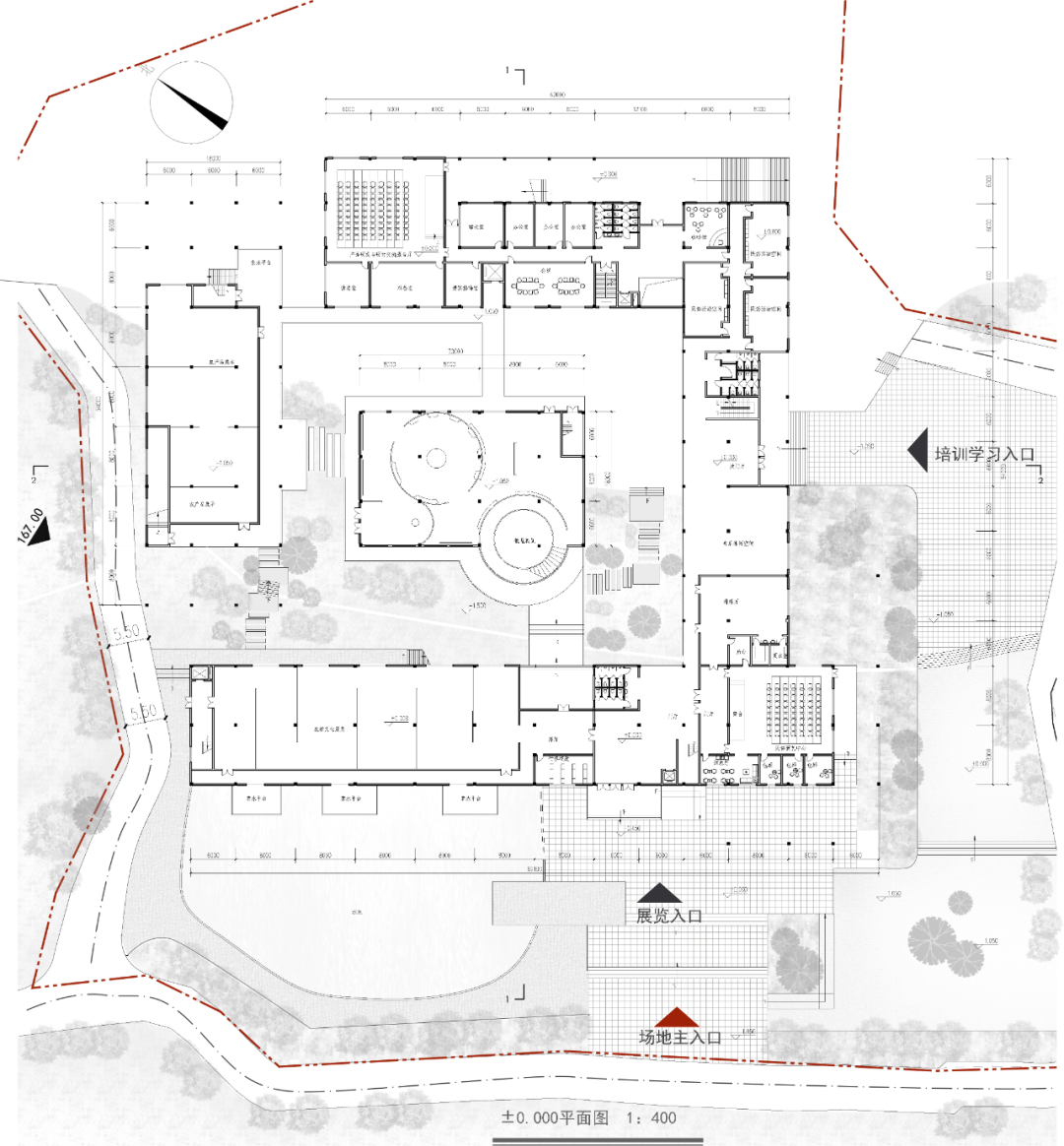 “天花板级”建筑转译？超甜建筑学妹的毕设作品将“油纸伞+石鼓唢呐艺术”的多维转译与沉浸式表达，打造农产品展示展销中心！-181