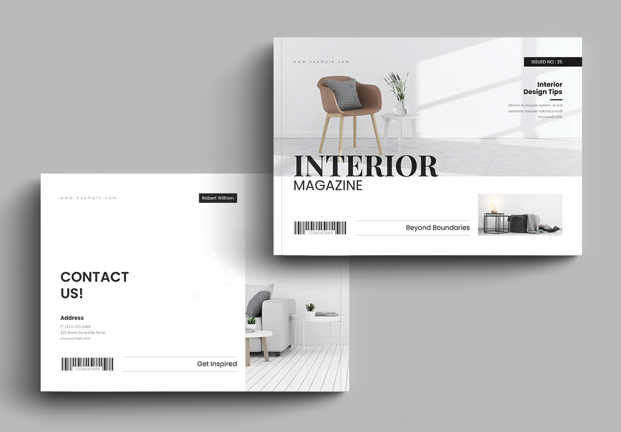 Interior Design Magazine Template Landscape-6