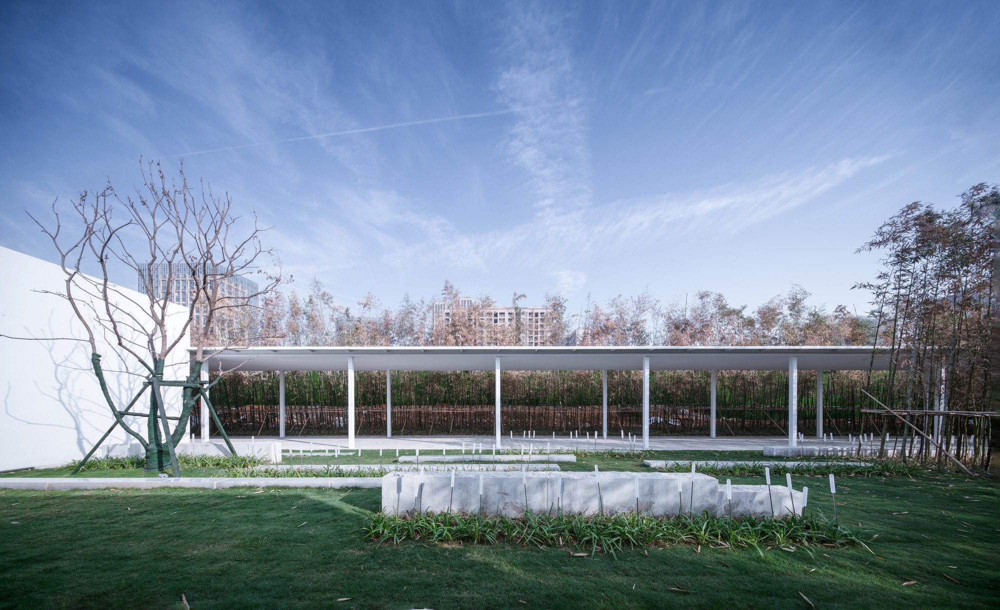 武汉光谷展示中心,诠释建筑与景观的完美融合-3