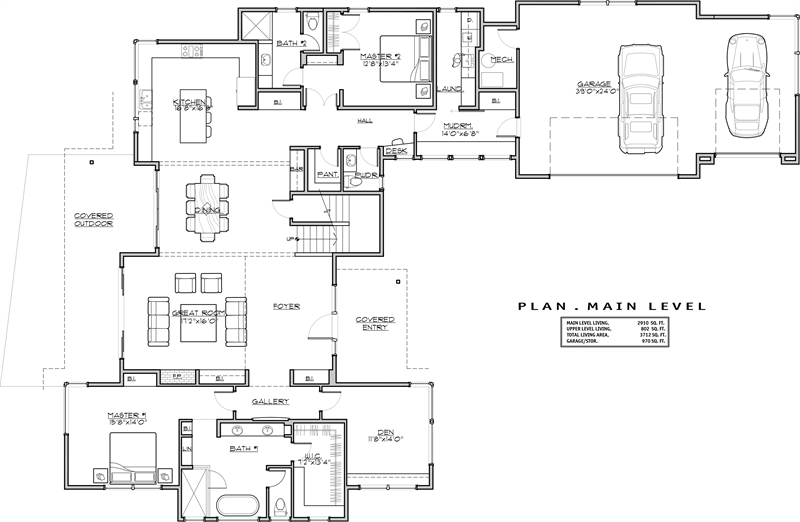 House Plan 1941当代两层住宅设计-36
