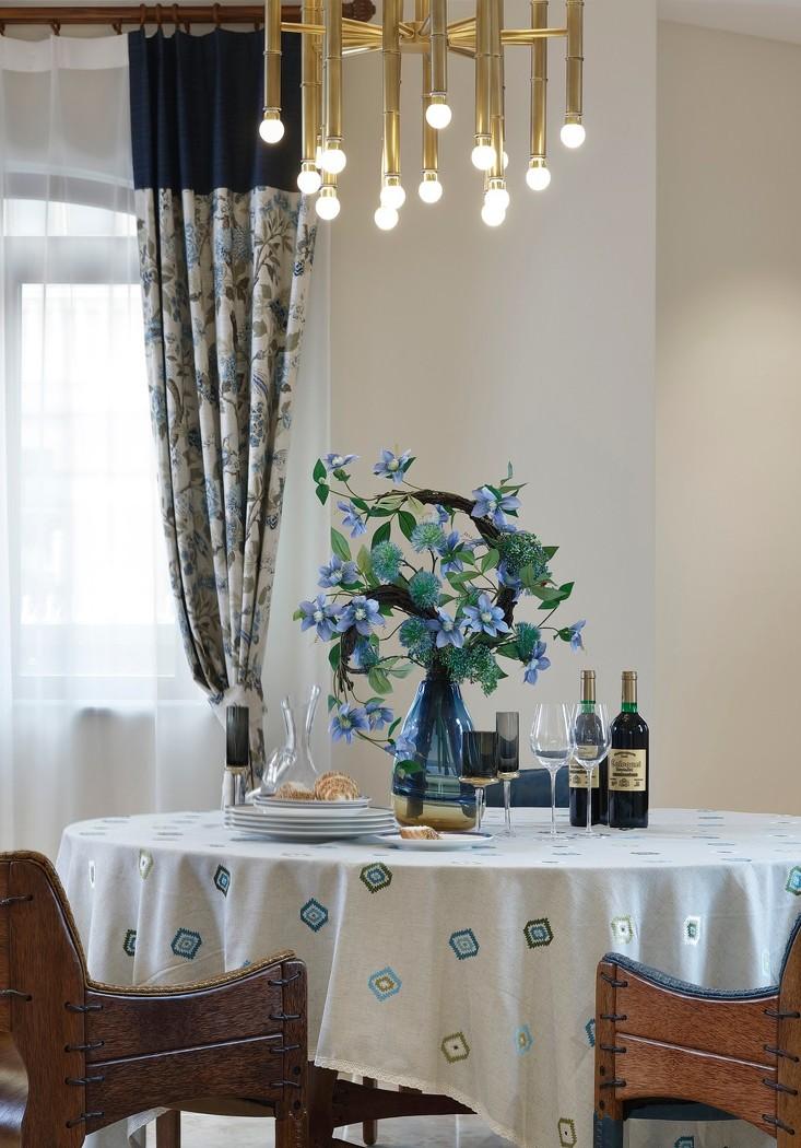 
观山悦独栋别墅装修设计案例——美式混搭风 -8