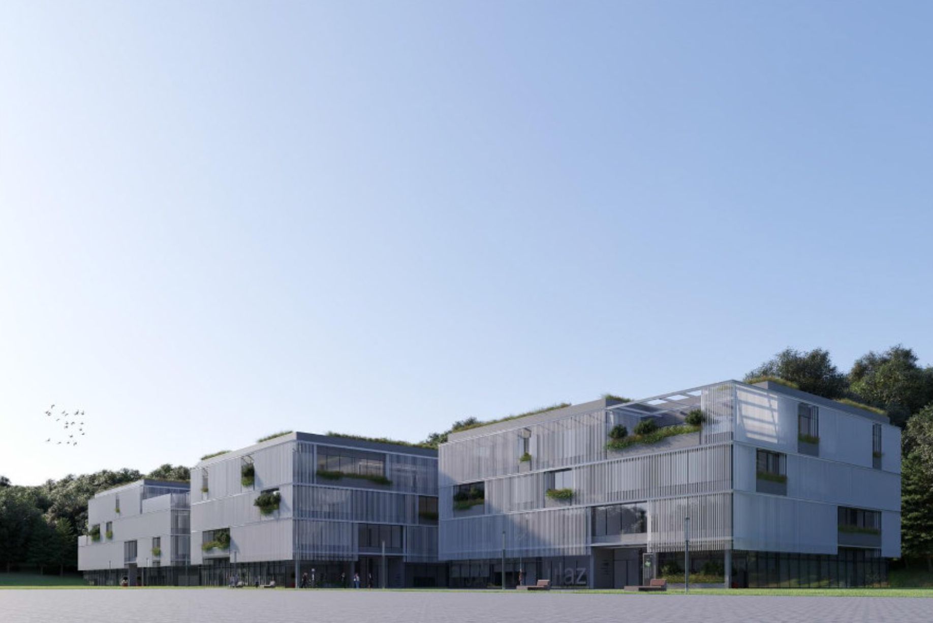 NT park na Zvezdari新增三个带地下车库建筑项目丨贝尔格莱德-0