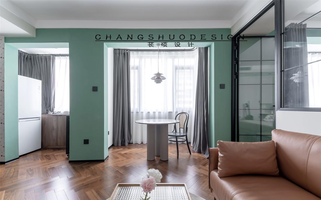 复古柏林风格平层宅设计丨中国北京丨苌硕-89