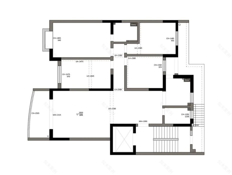 180㎡意式轻奢风住宅设计丨澳华实景-12