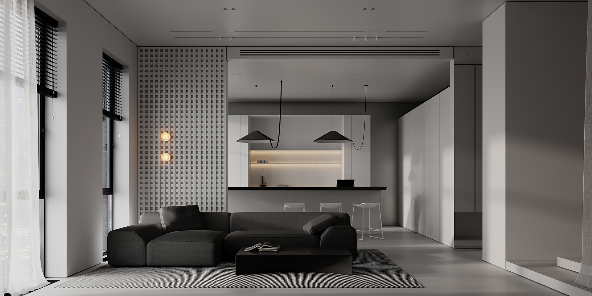 简约风小空间公寓设计  超有感觉！-0