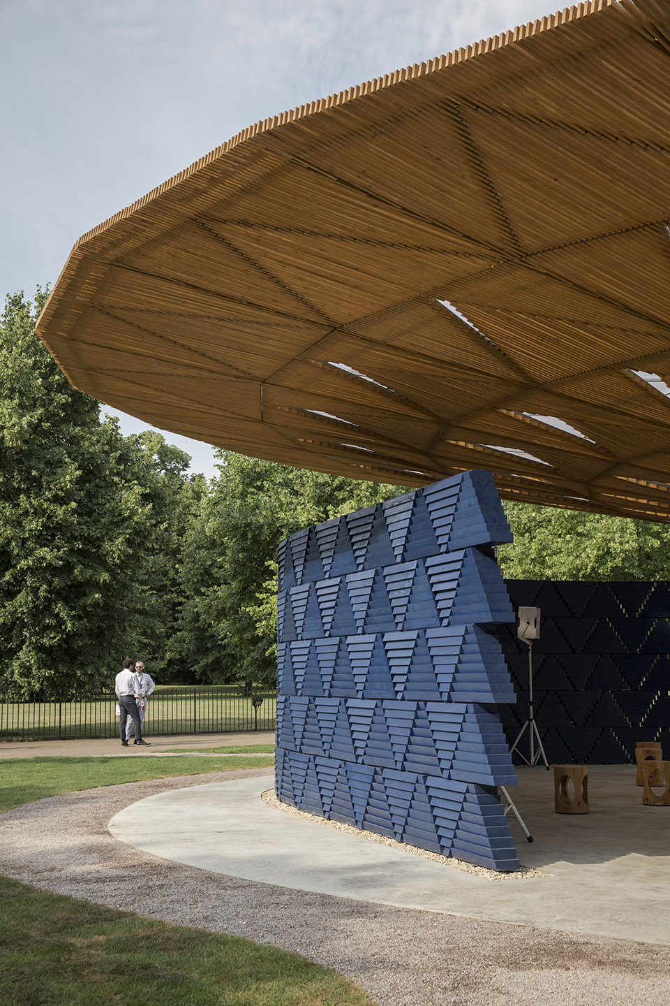 蛇形展厅2017,伦敦 / Kéré Architecture-48