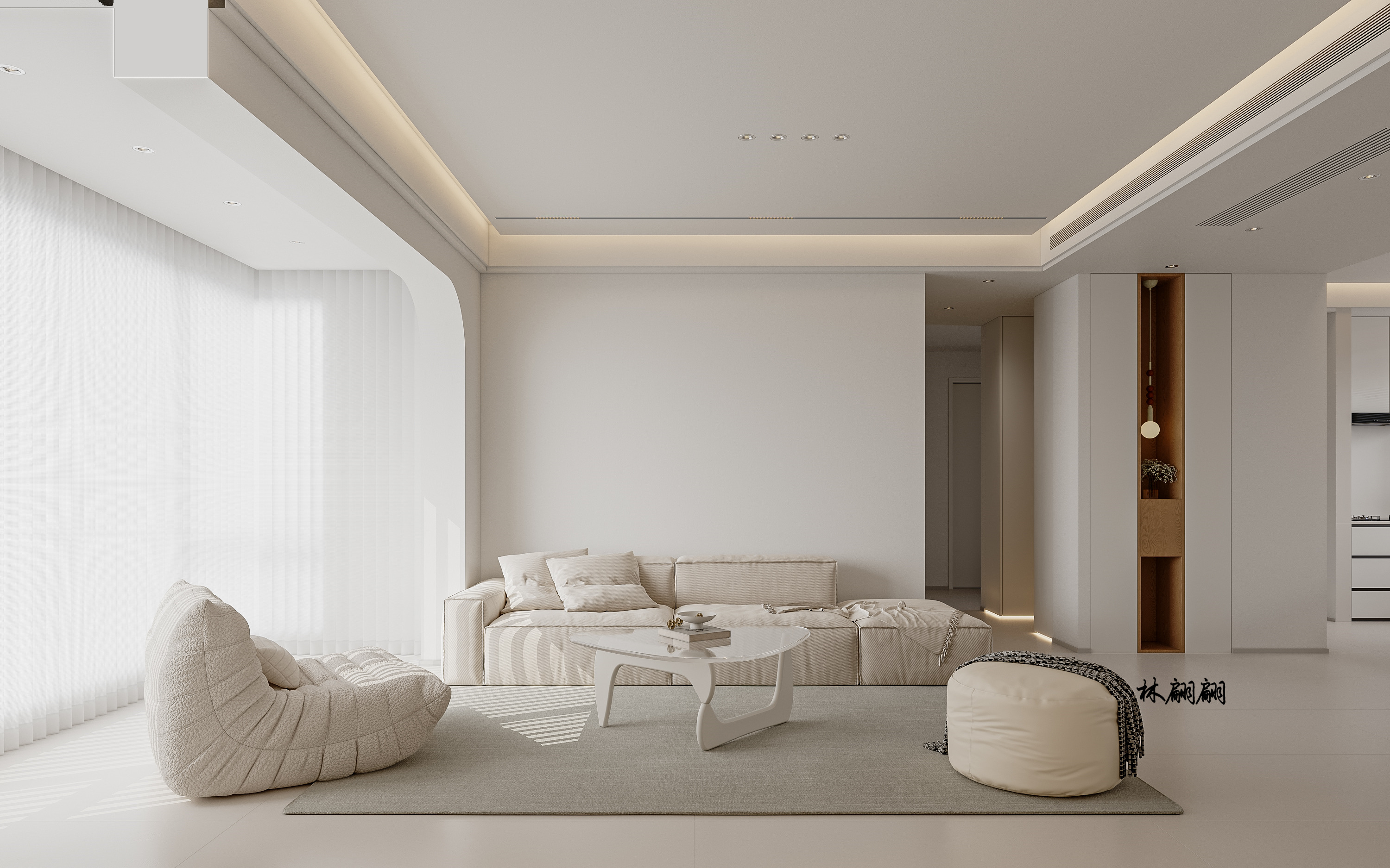 现代极简风，没有人可以拒绝的极简小家-1