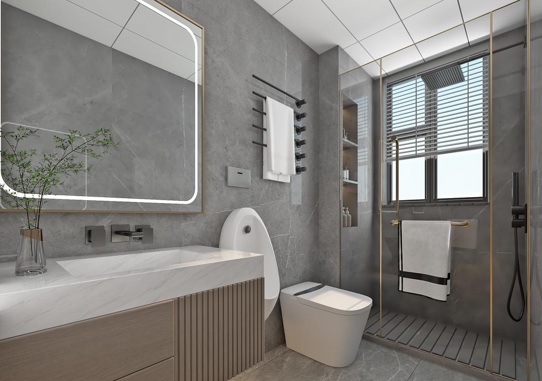 蓝泊湾现代简约风格餐厅设计-11